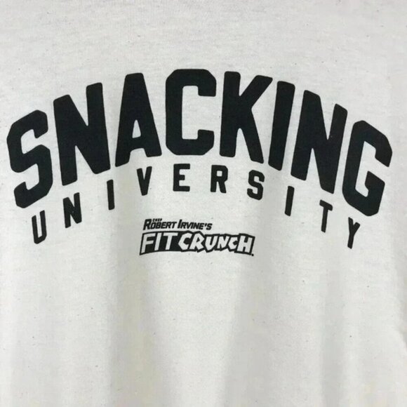FIT CRUNCH Robert Irvine Snacking University Graphic T-Shirt - Picture 2 of 4
